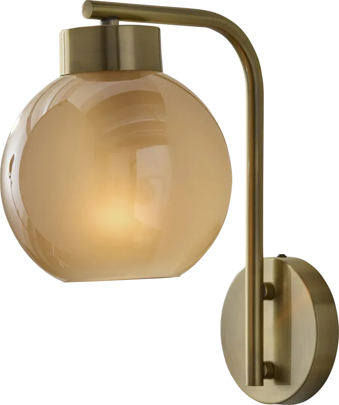 Clarion Hollow Brass Sconce