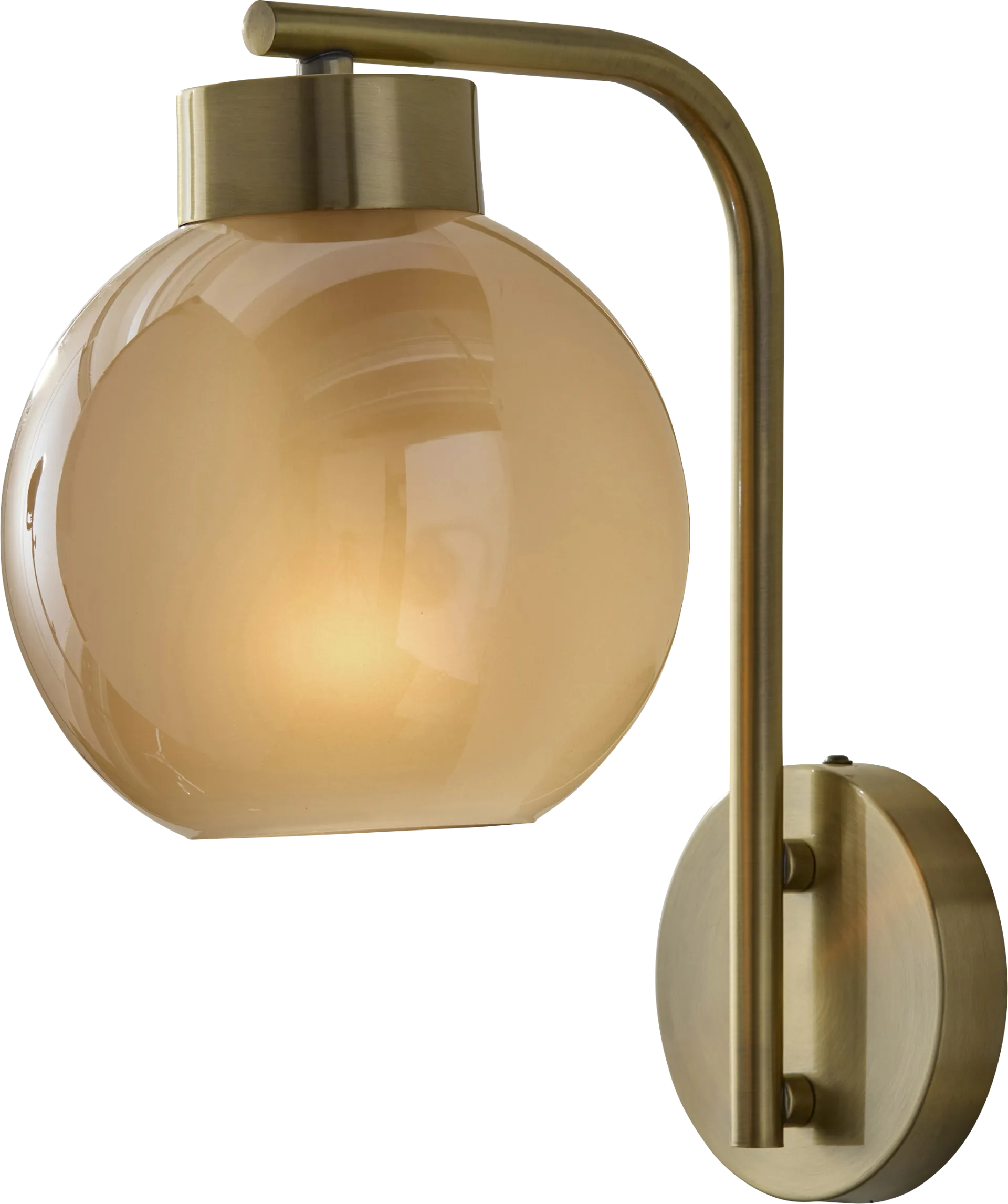 Clarion Hollow Brass Sconce - Image 1