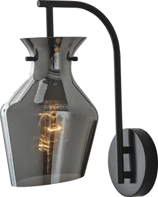 Ivor Creek Black Sconce