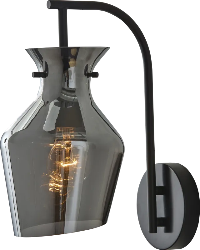 Ivor Creek Black Sconce