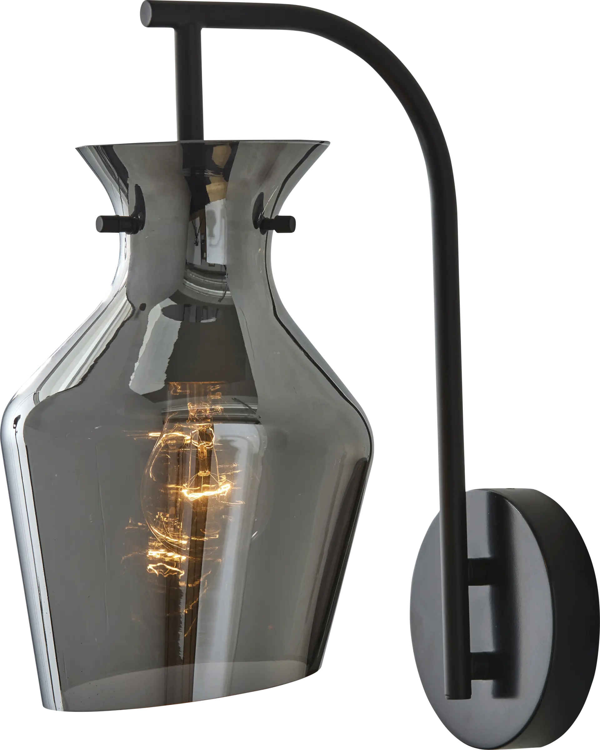 Ivor Creek Black Sconce