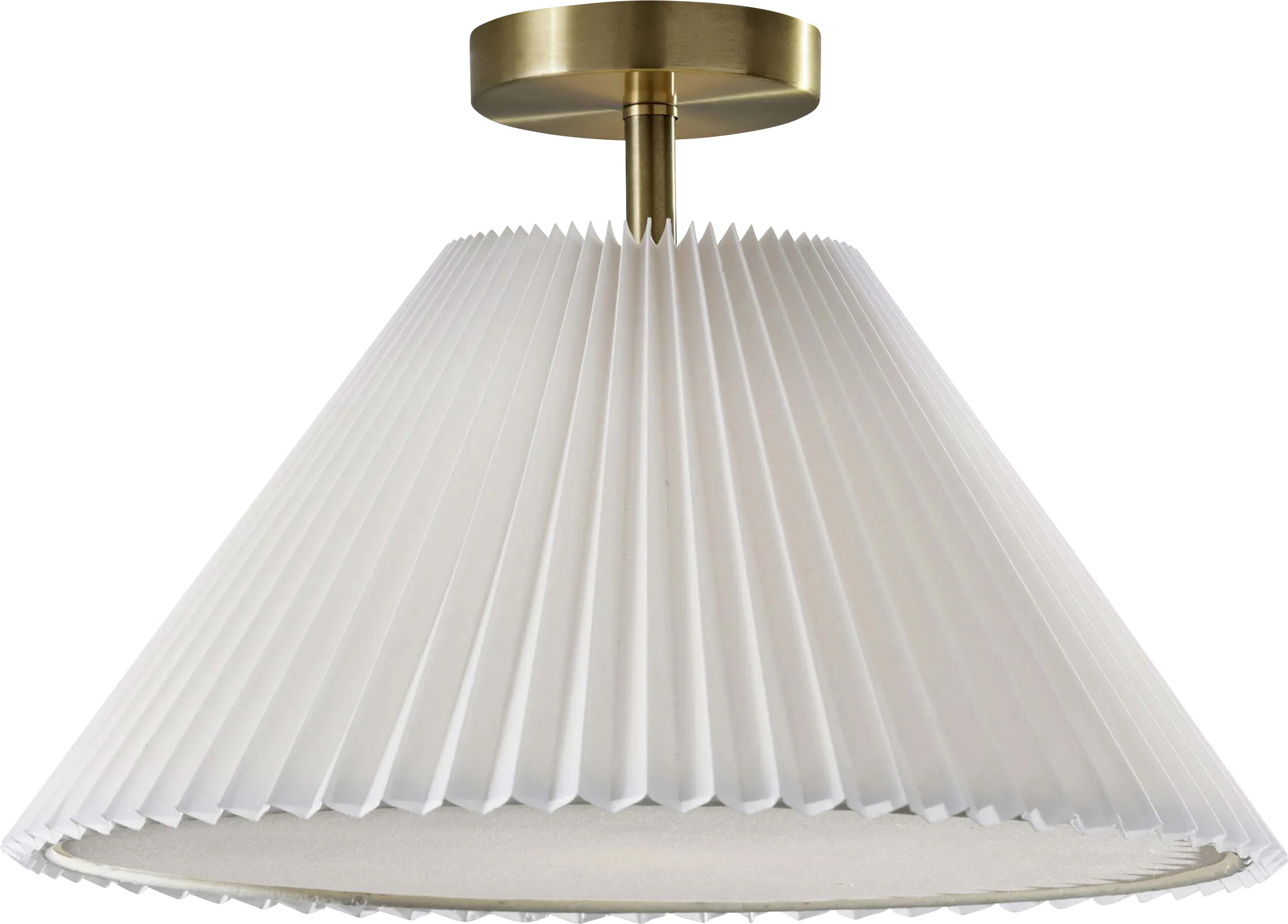 Dwyer Point Brass Flush Mount