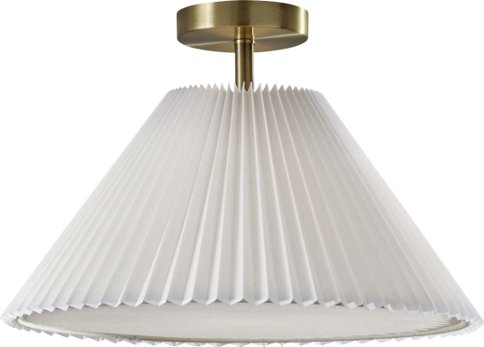 Dwyer Point Brass Flush Mount