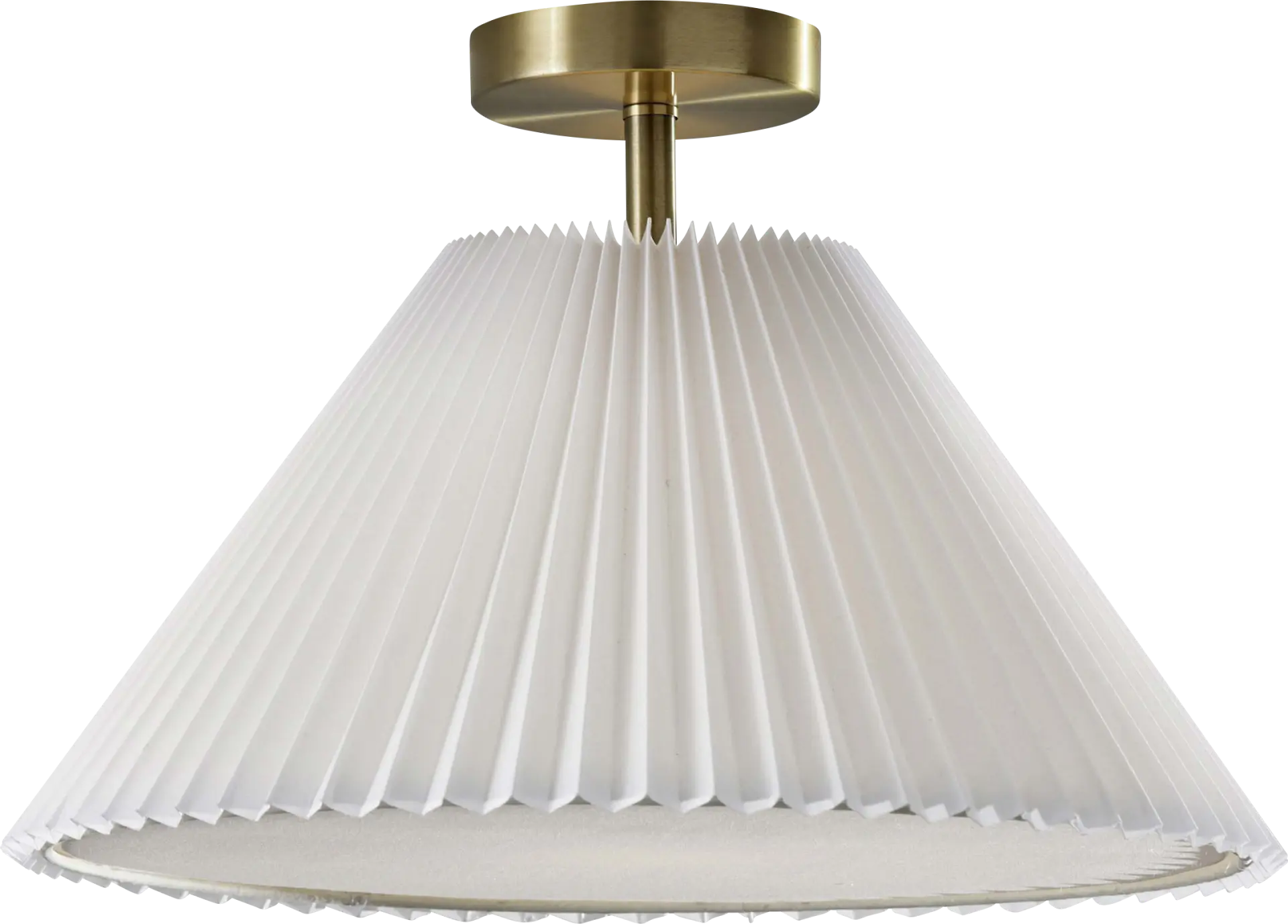 Dwyer Point Brass Flush Mount