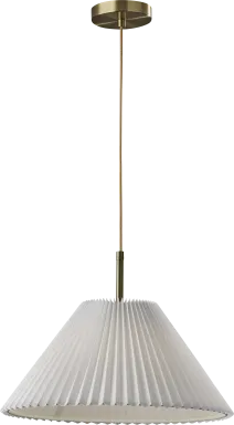 Dwyer Point Brass Pendant