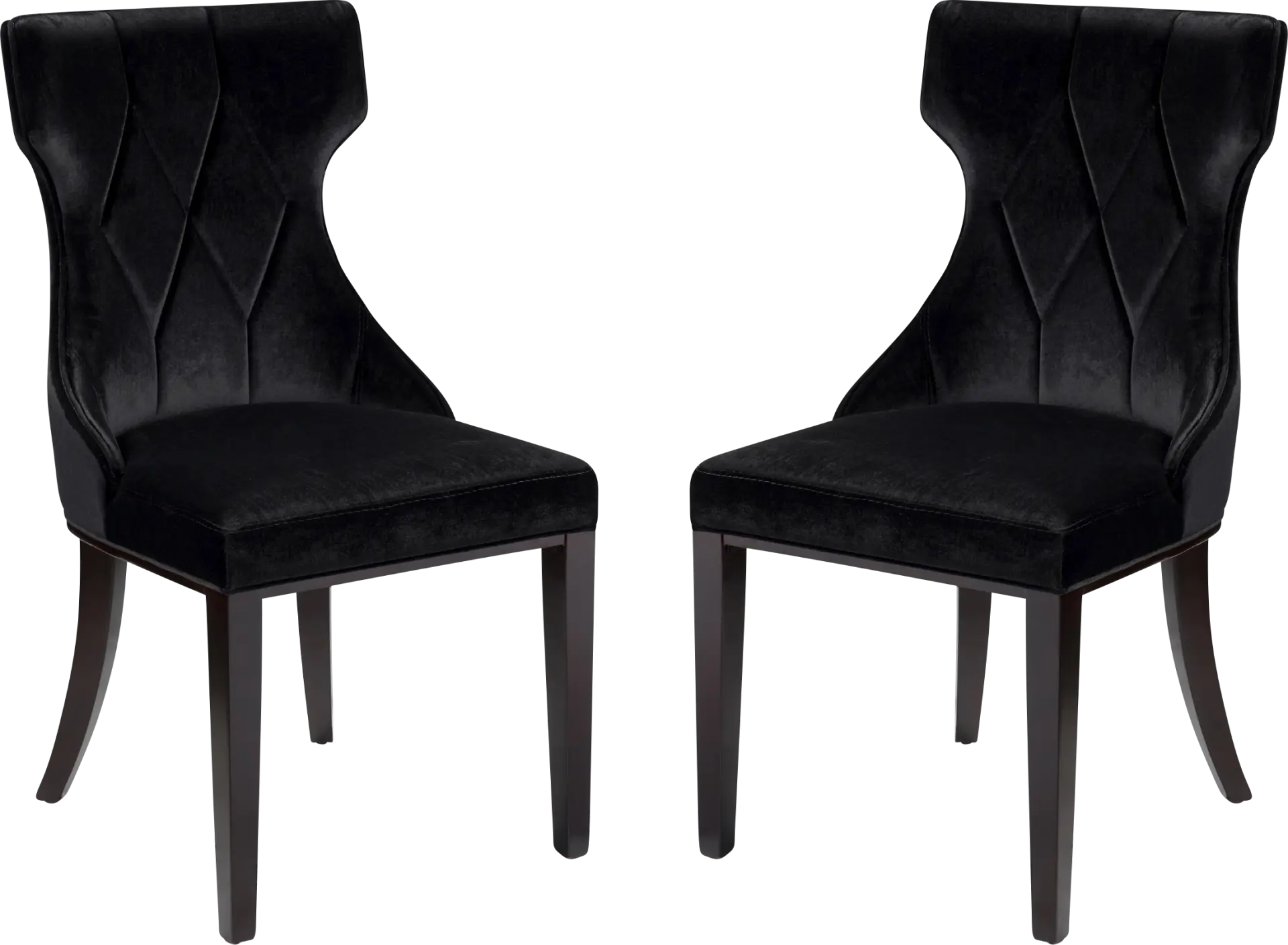 Worlddale Black Side Chair, Set of 2