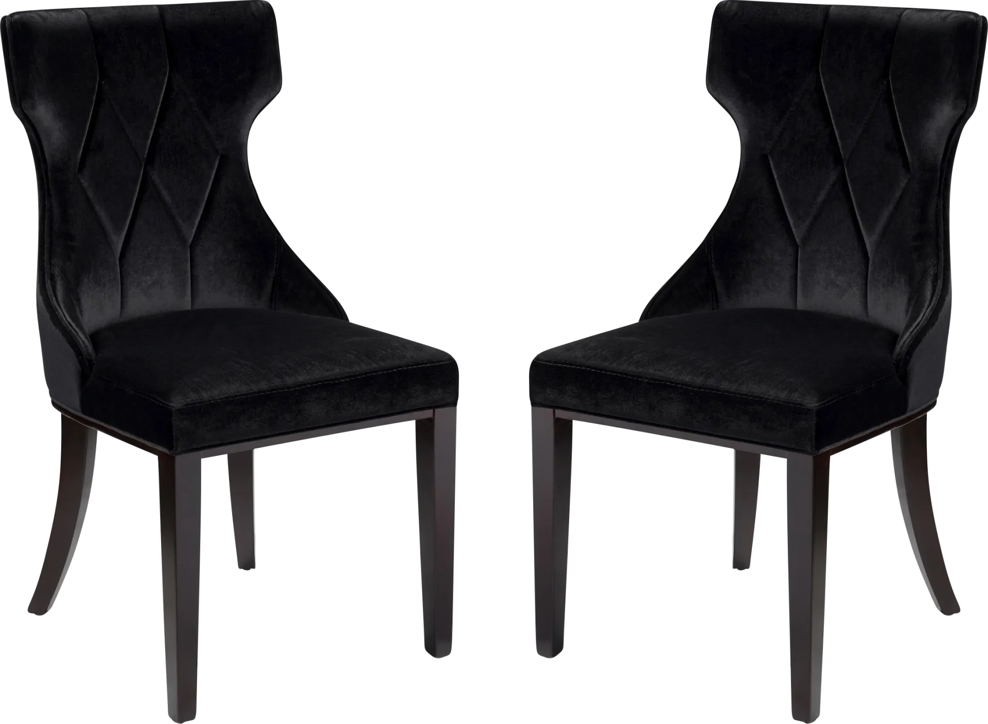 Worlddale Black Side Chair, Set of 2 - Image 1