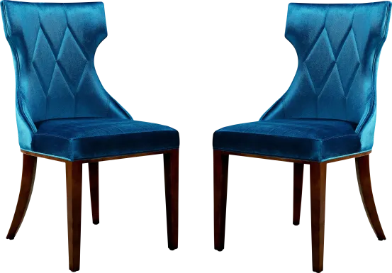 Worlddale Blue Side Chair, Set of 2