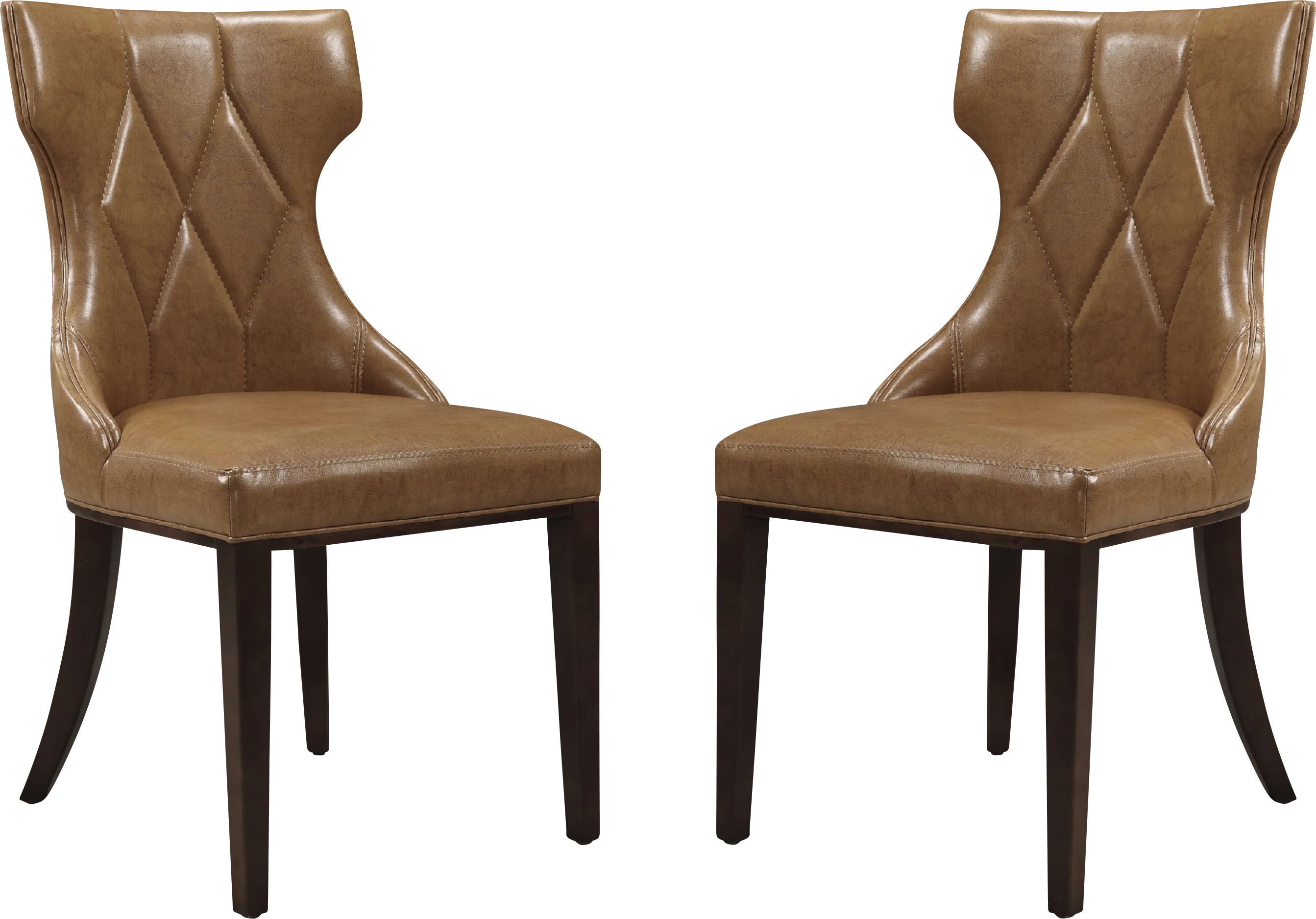 Worlddale Brown Side Chair, Set of 2 - Thumbnail - Image 1
