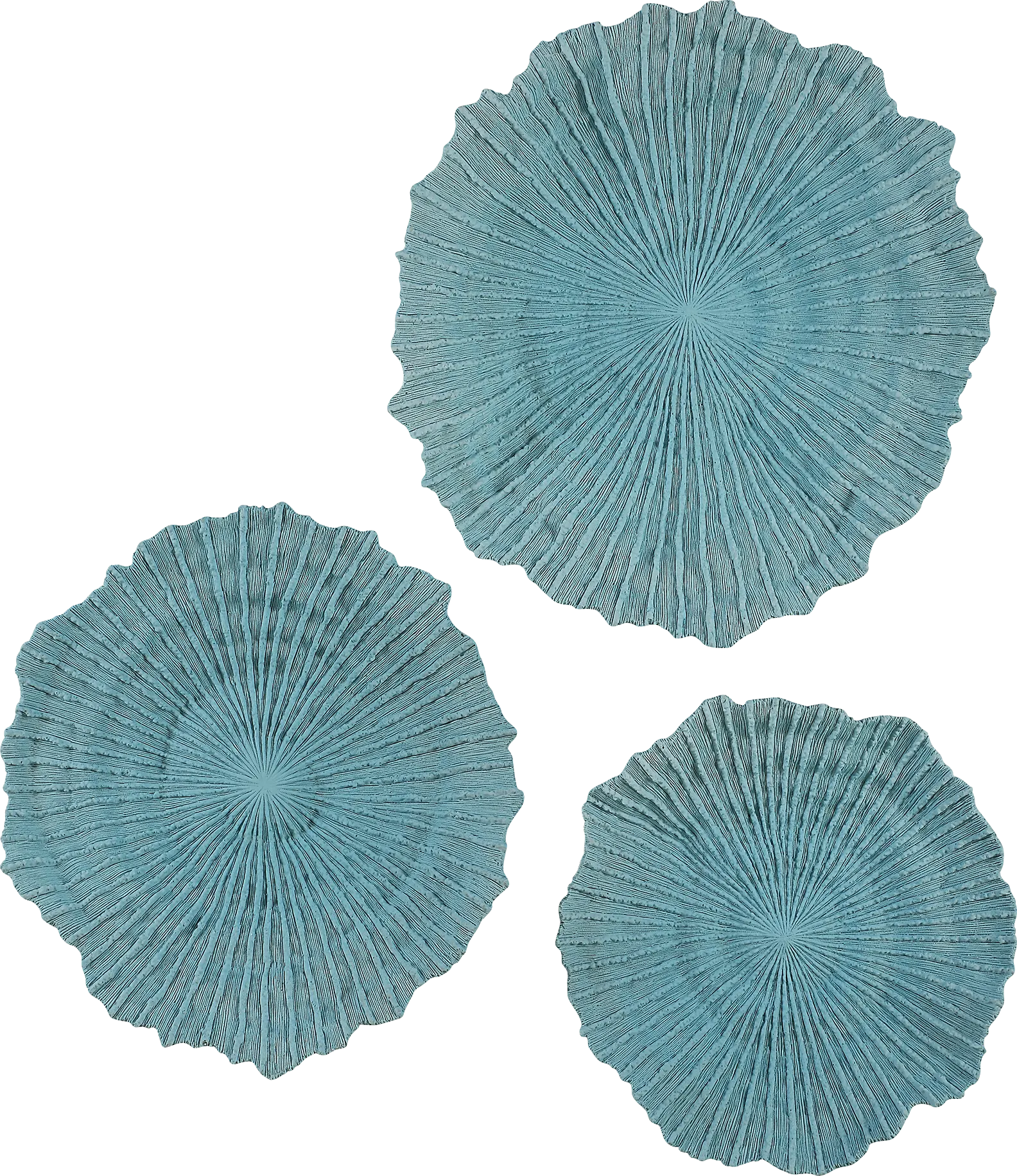 Alsa Blue Wall Decor, Set of 3