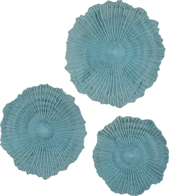Alsa Blue Wall Decor, Set of 3