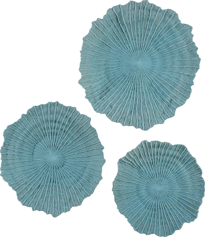 Alsa Blue Wall Decor, Set of 3