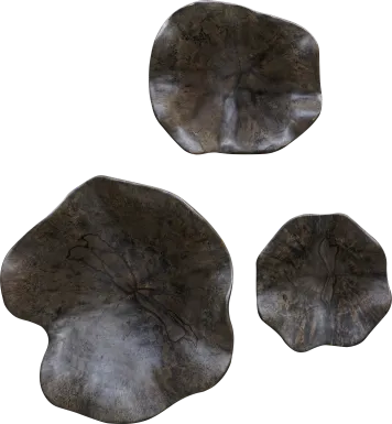 Cainics Brown Wall Decor, Set of 3