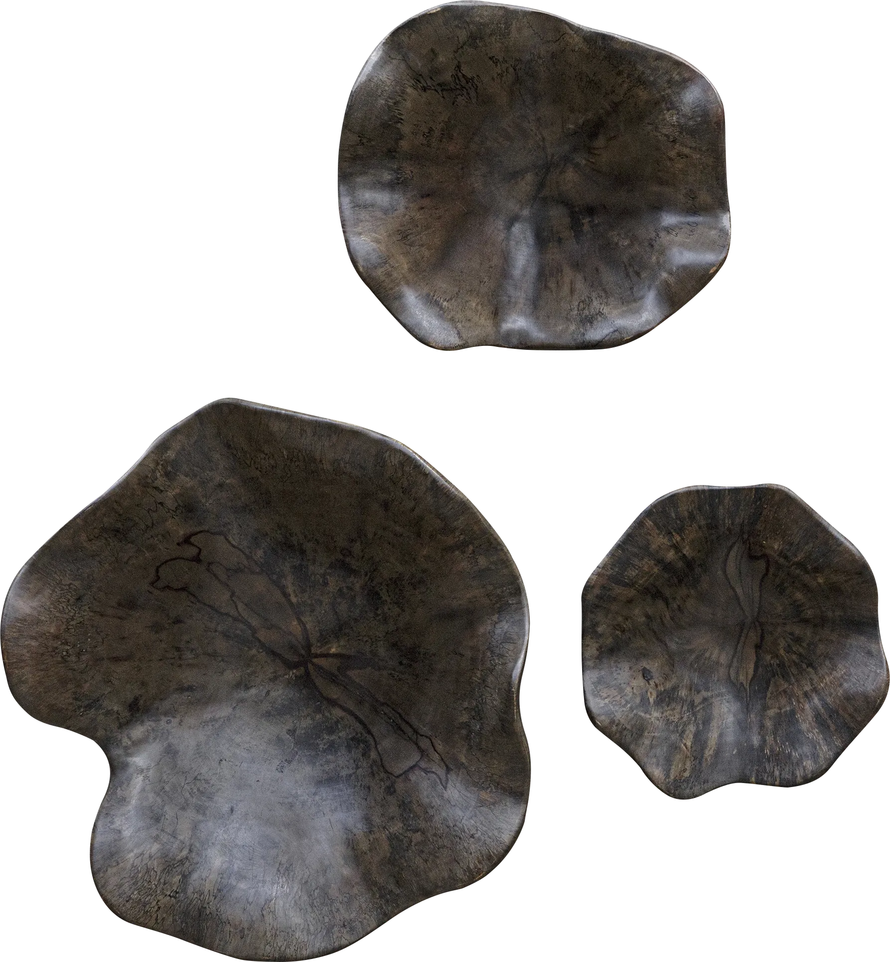 Cainics Brown Wall Decor, Set of 3 - Image 1