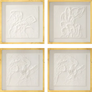 Maylo Gold Artwork, Set of 4