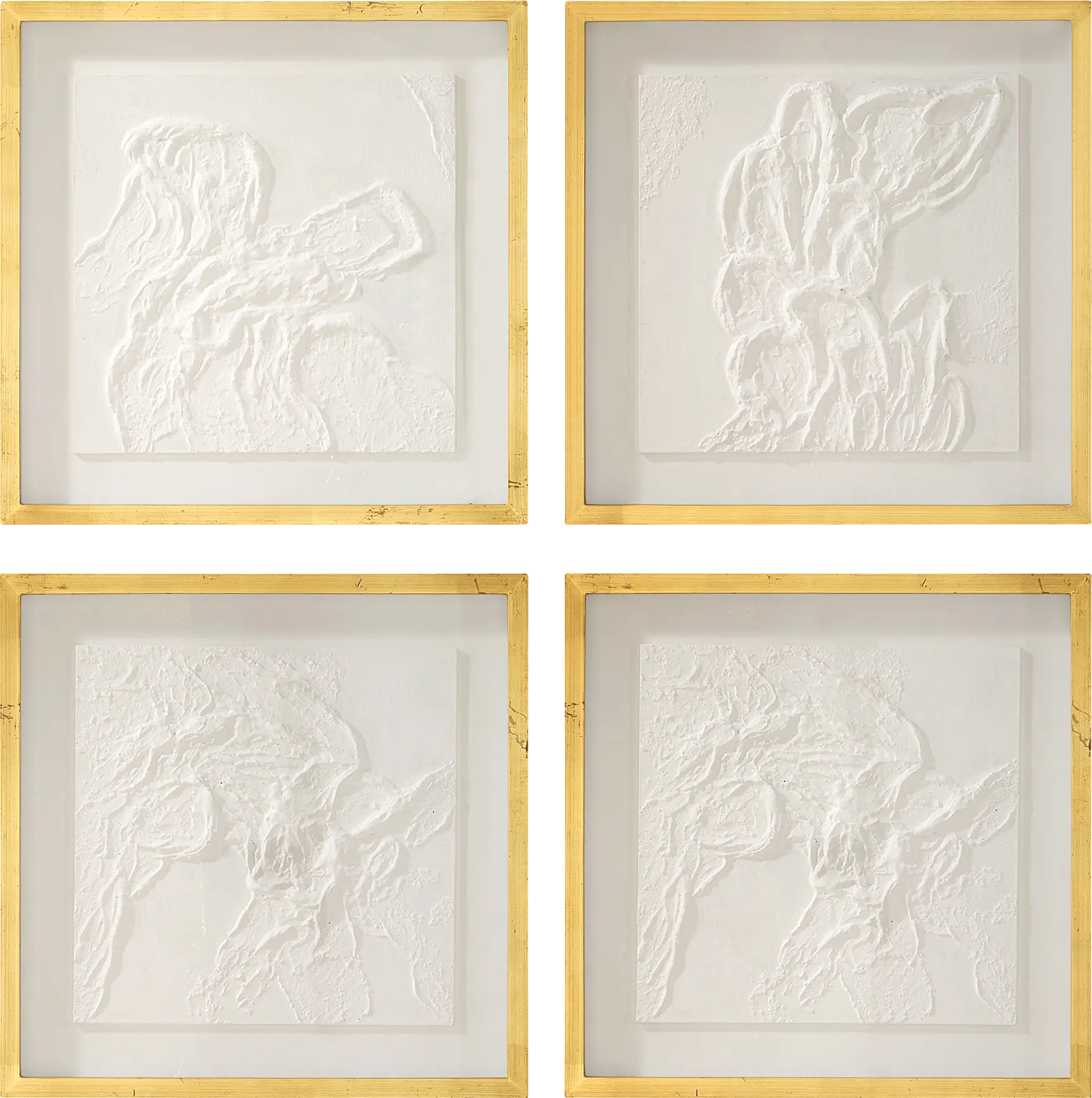 Maylo Gold Artwork, Set of 4