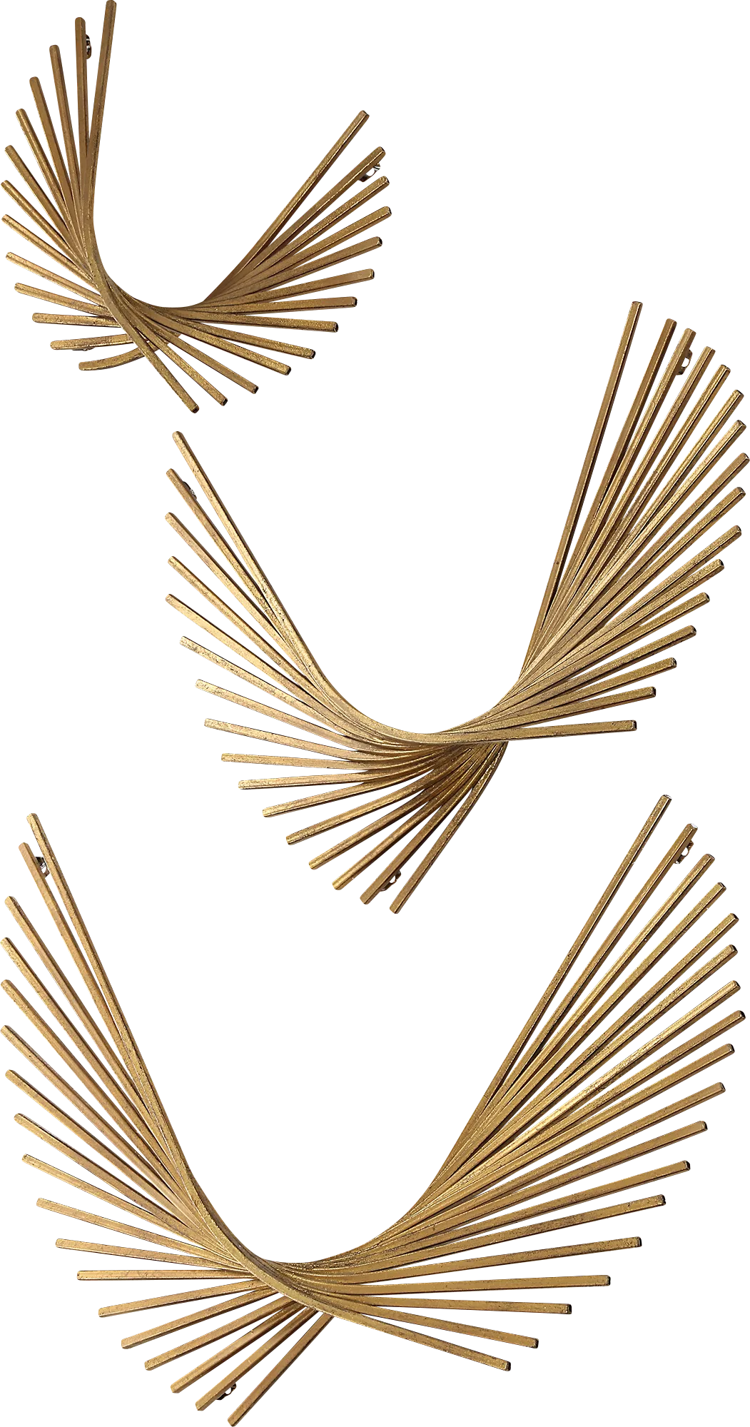Kiril Gold Wall Decor, Set of 3 - Image 1