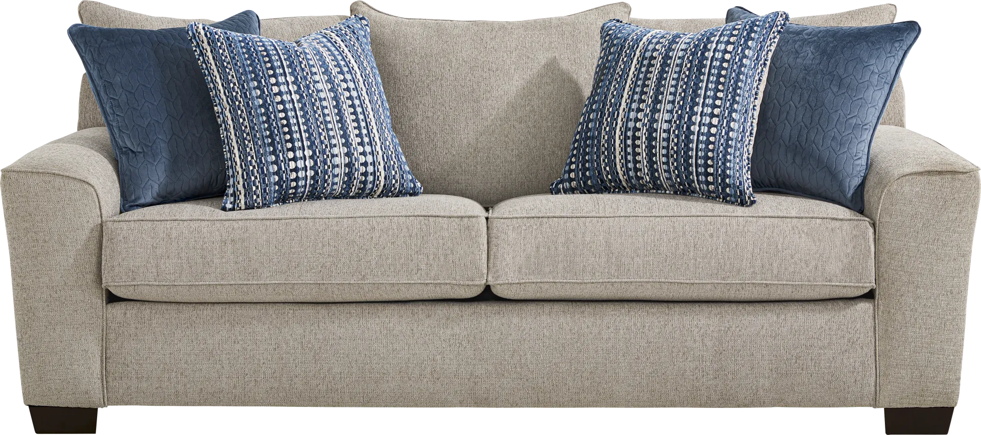 Chambers Gray Sofa - Image 1