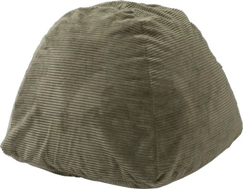 Kids Gumdrop Green Foam Beanbag Chair