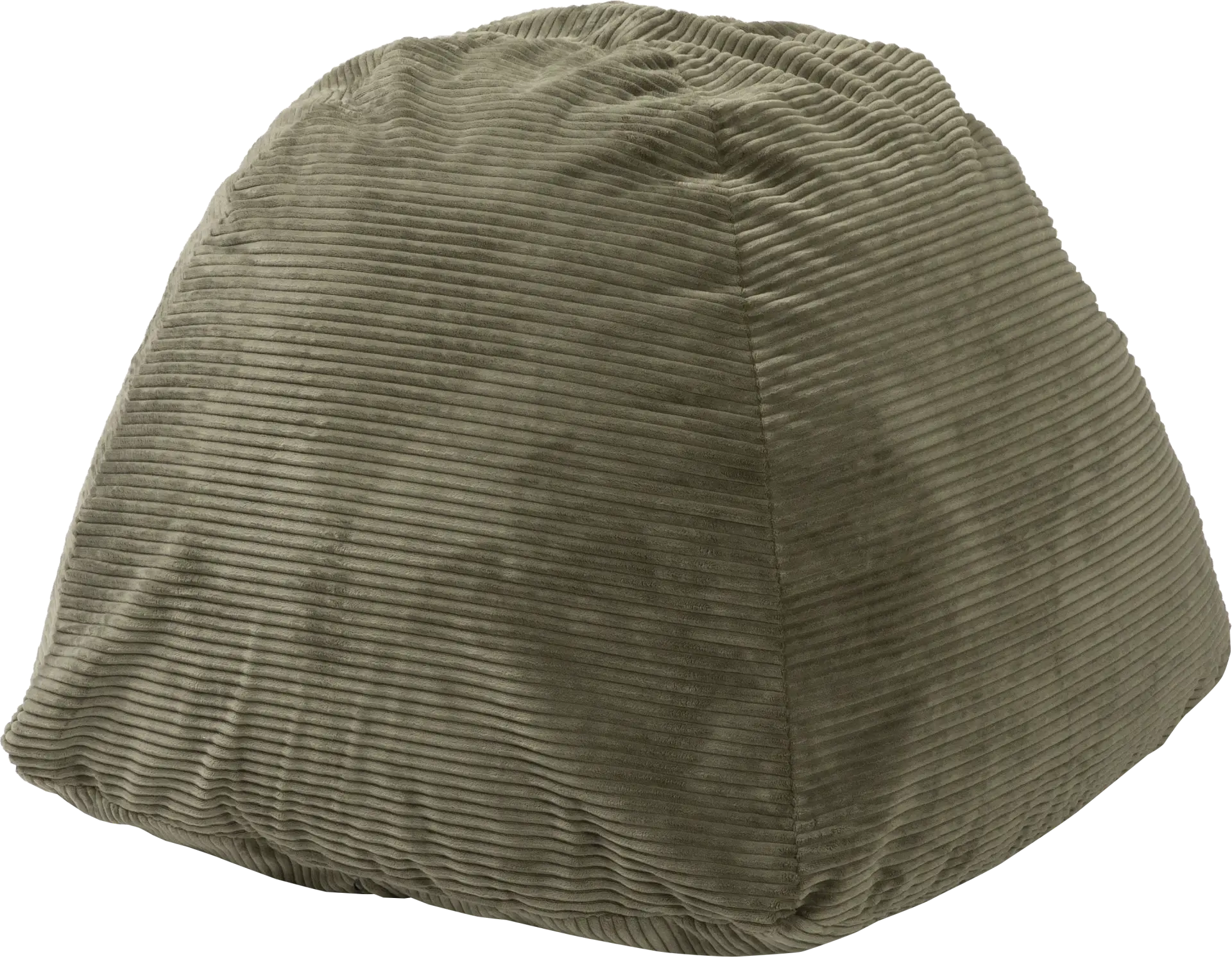 Kids Gumdrop Green Foam Beanbag Chair