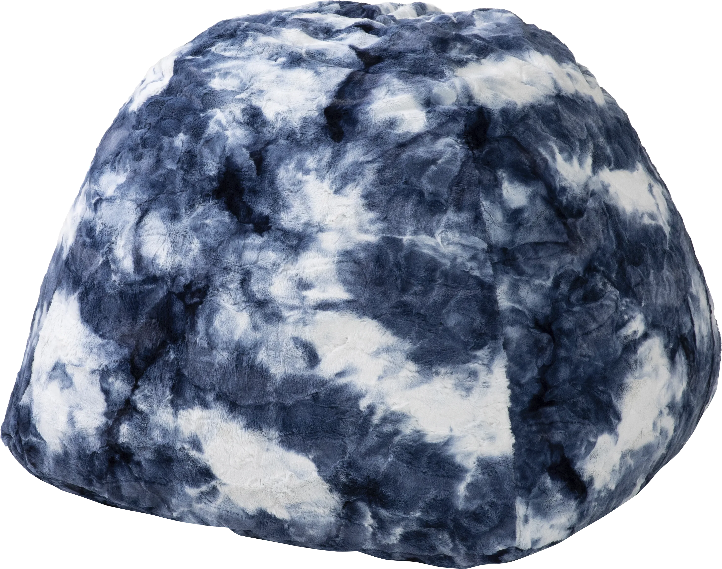 Kids Gumdrop Blue Foam Beanbag Chair - Thumbnail - Image 1