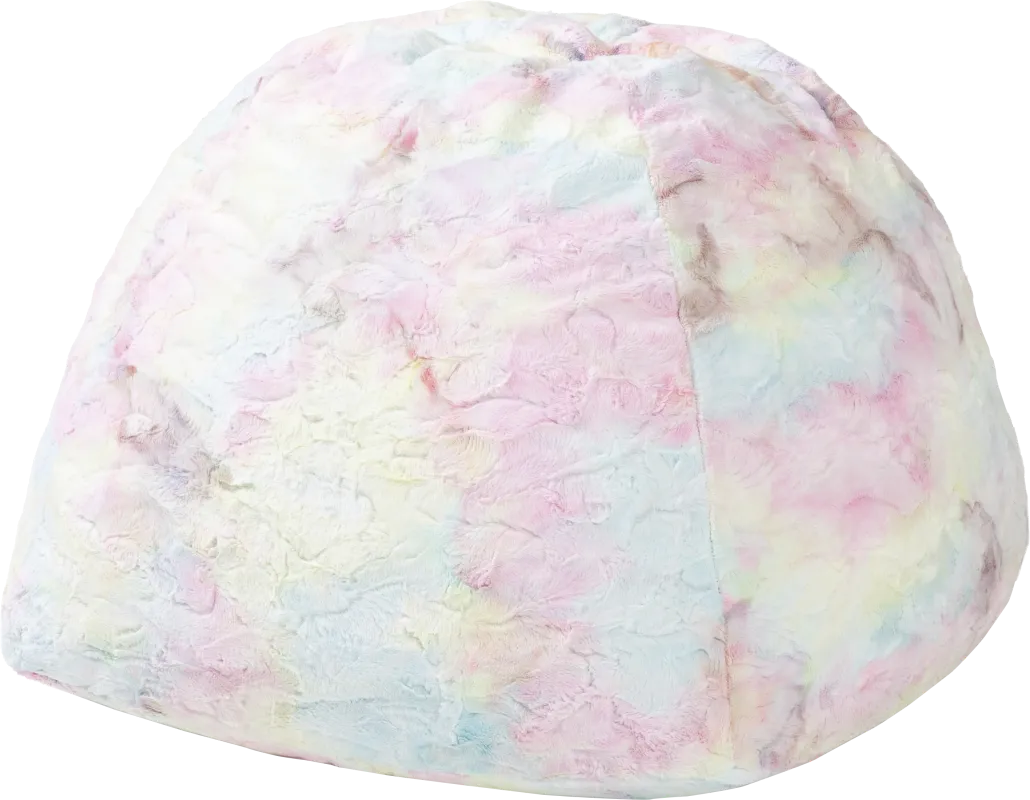 Kids Gumdrop Rainbow Foam Beanbag Chair