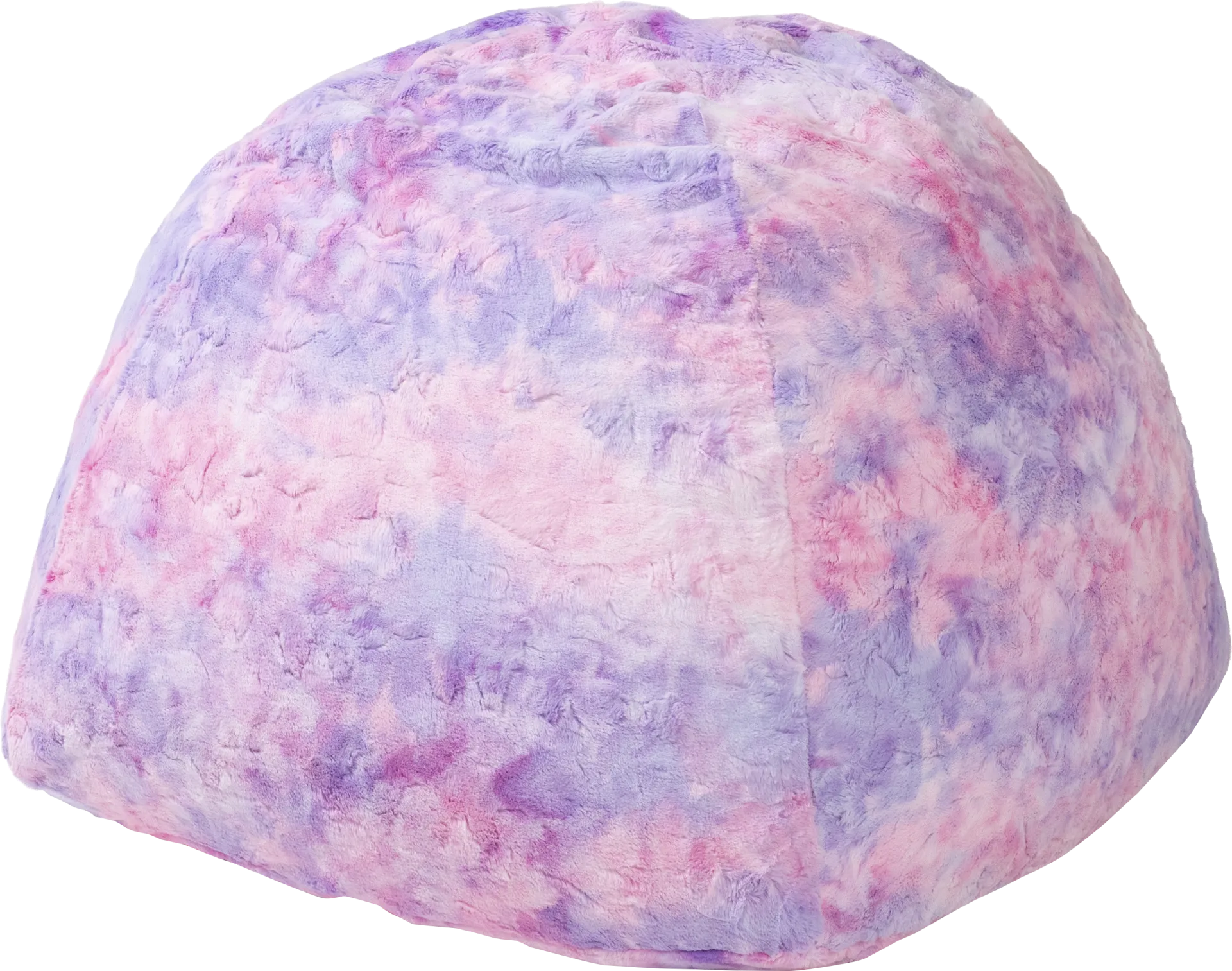 Kids Gumdrop Pink Foam Beanbag Chair - Image 1