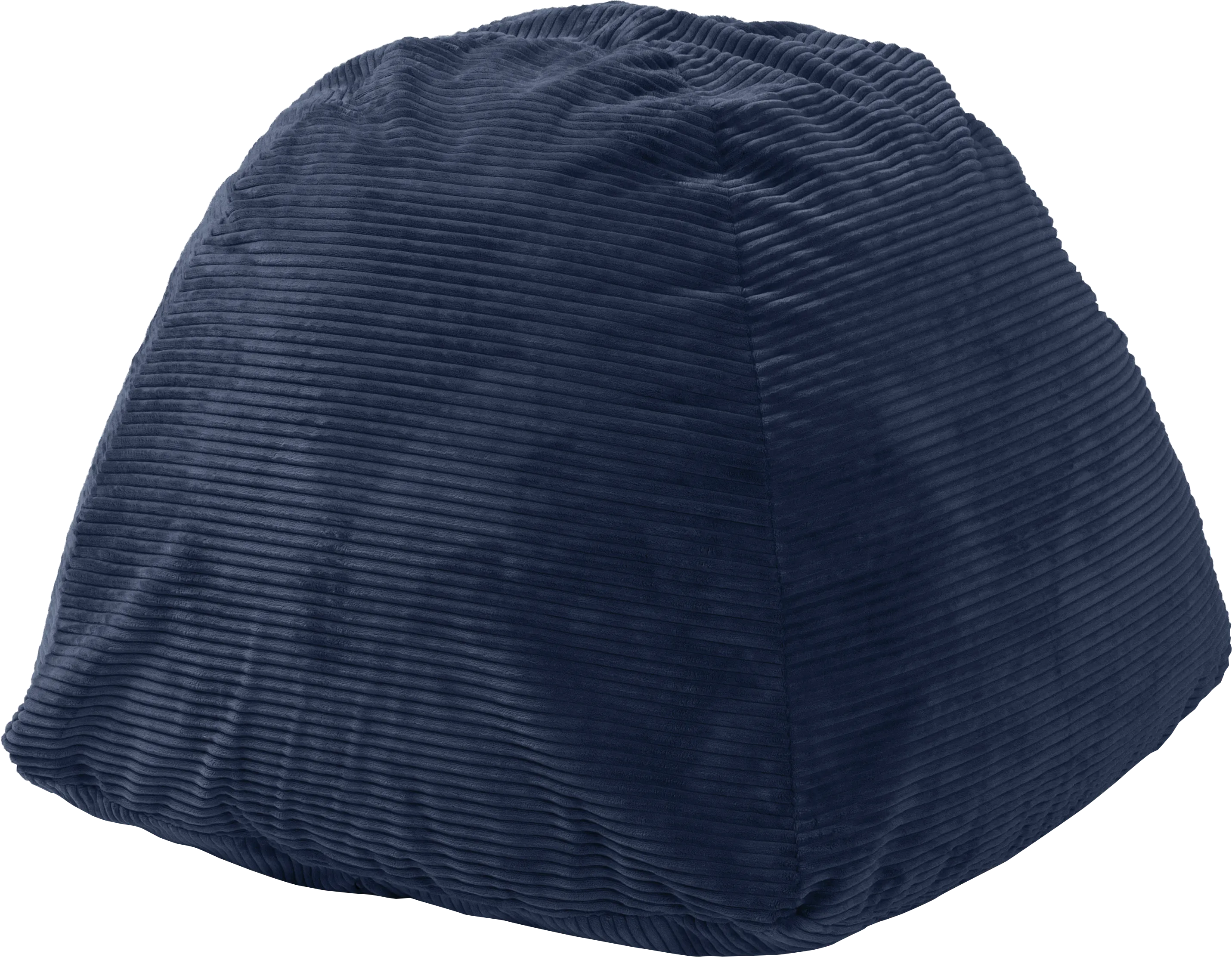 Kids Gumdrop Navy Foam Beanbag Chair - Thumbnail - Image 1