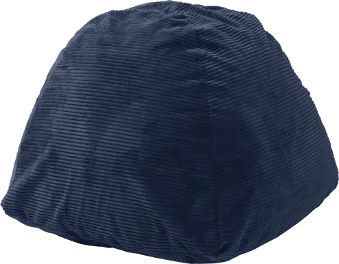 Kids Gumdrop Navy Foam Beanbag Chair