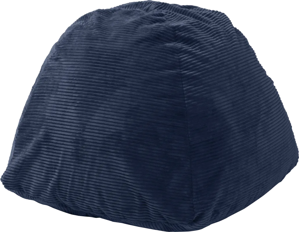 Kids Gumdrop Navy Foam Beanbag Chair