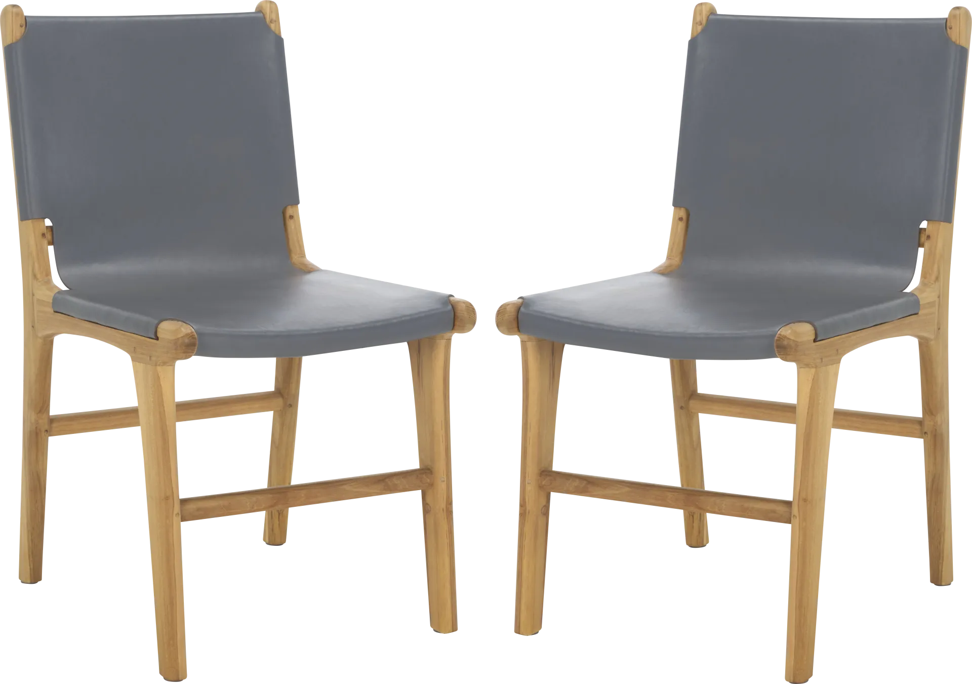 Sunlants Gray Side Chairs, Set of 2 - Image 1