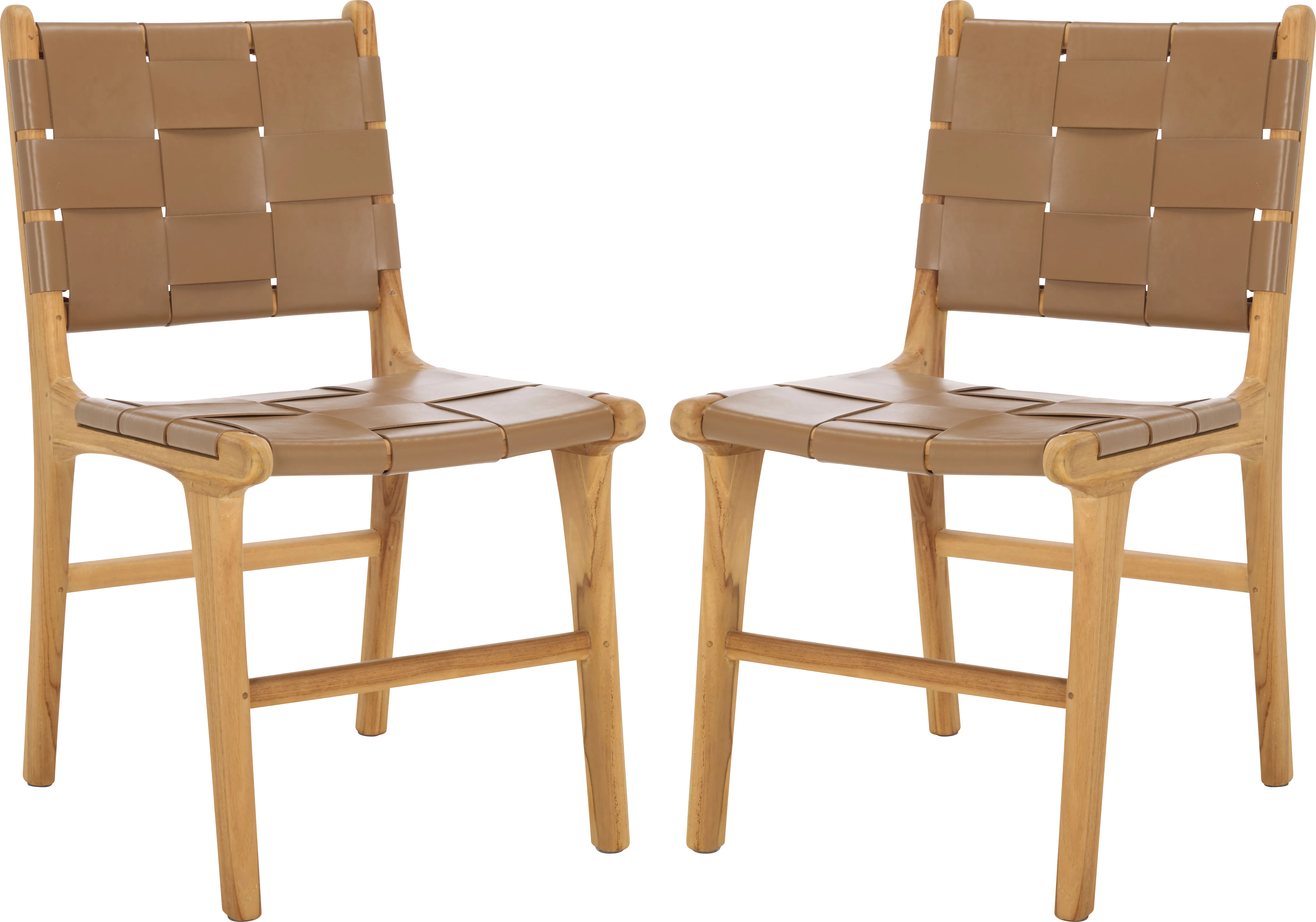 Givernola Brown Side Chairs, Set of 2 - Thumbnail - Image 1