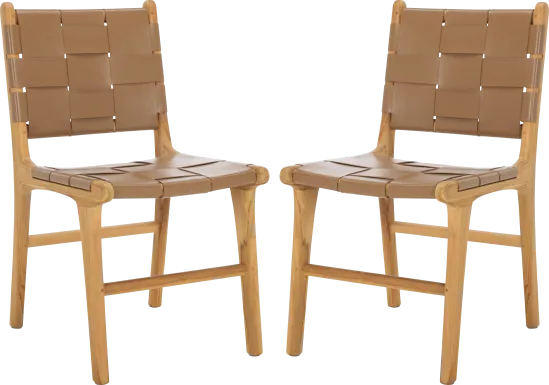 Givernola Brown Side Chairs, Set of 2