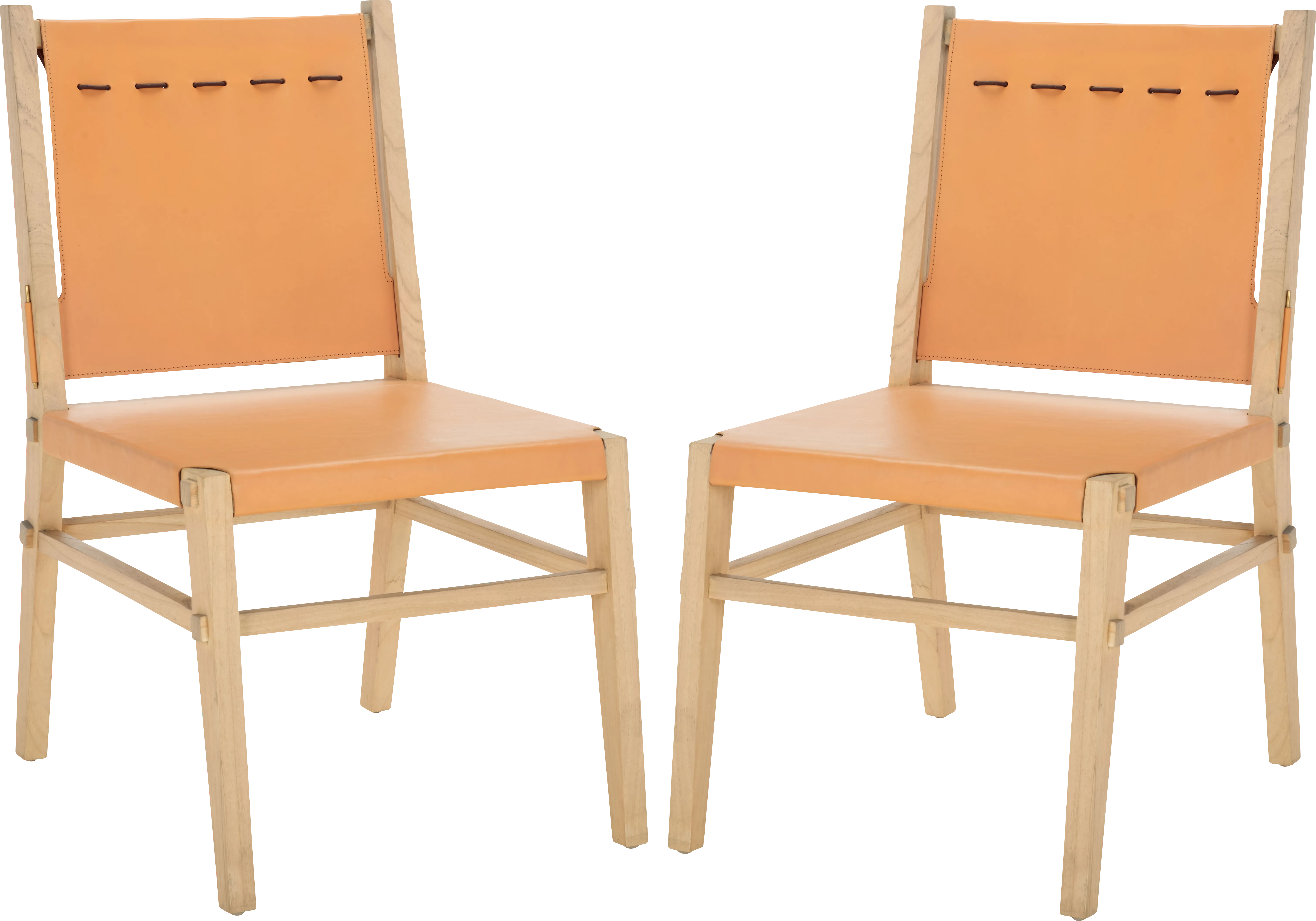 Stetsen Tan Side Chairs, Set of 2 - Thumbnail - Image 1