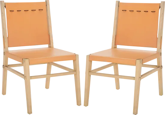 Stetsen Tan Side Chairs, Set of 2