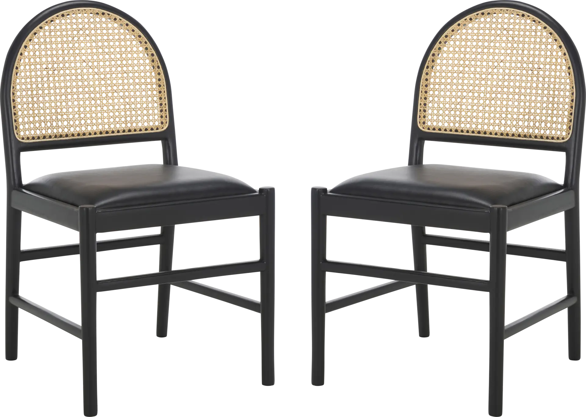 Laacad Black Side Chairs, Set of 2