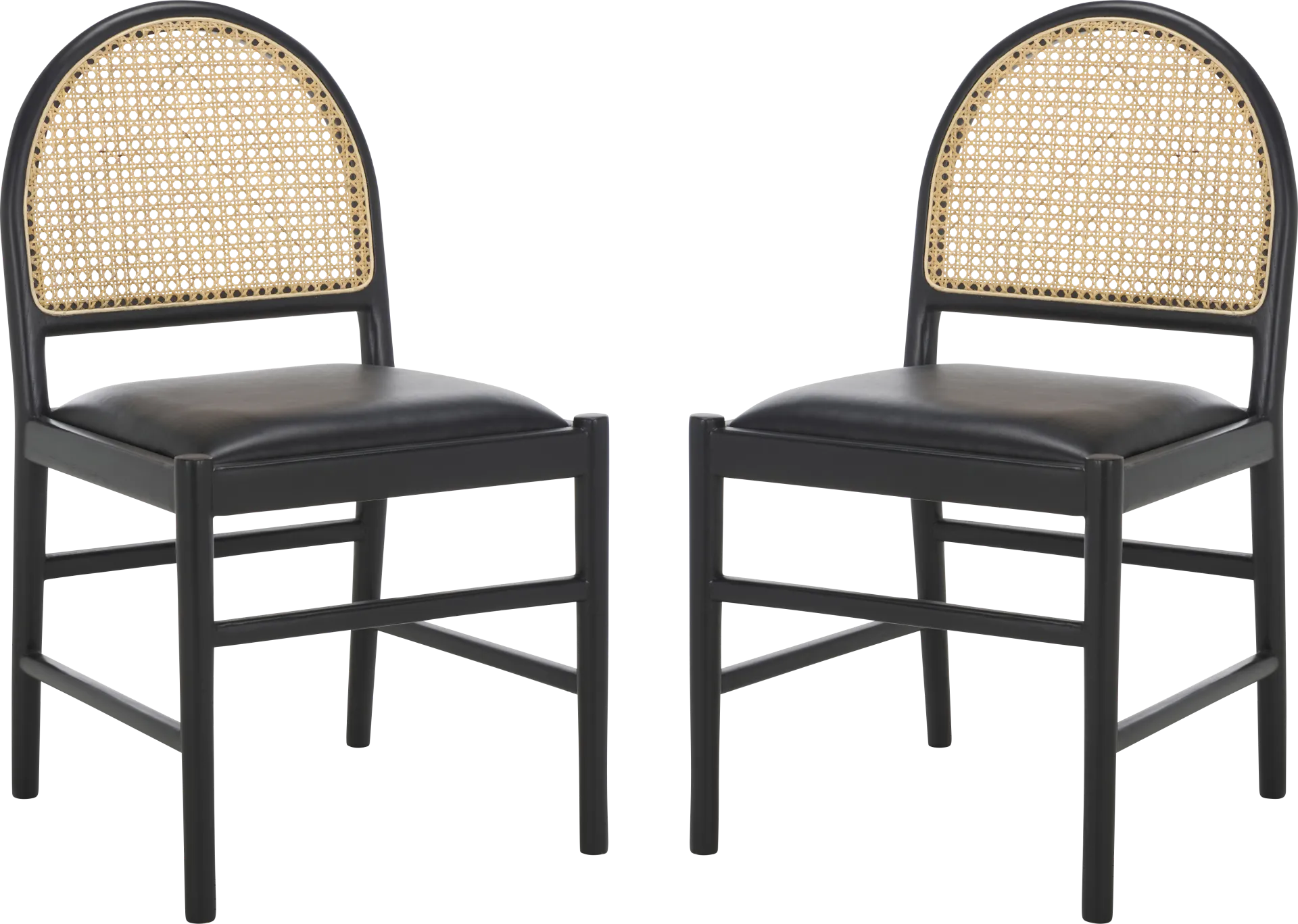 Laacad Black Side Chairs, Set of 2 - Image 1