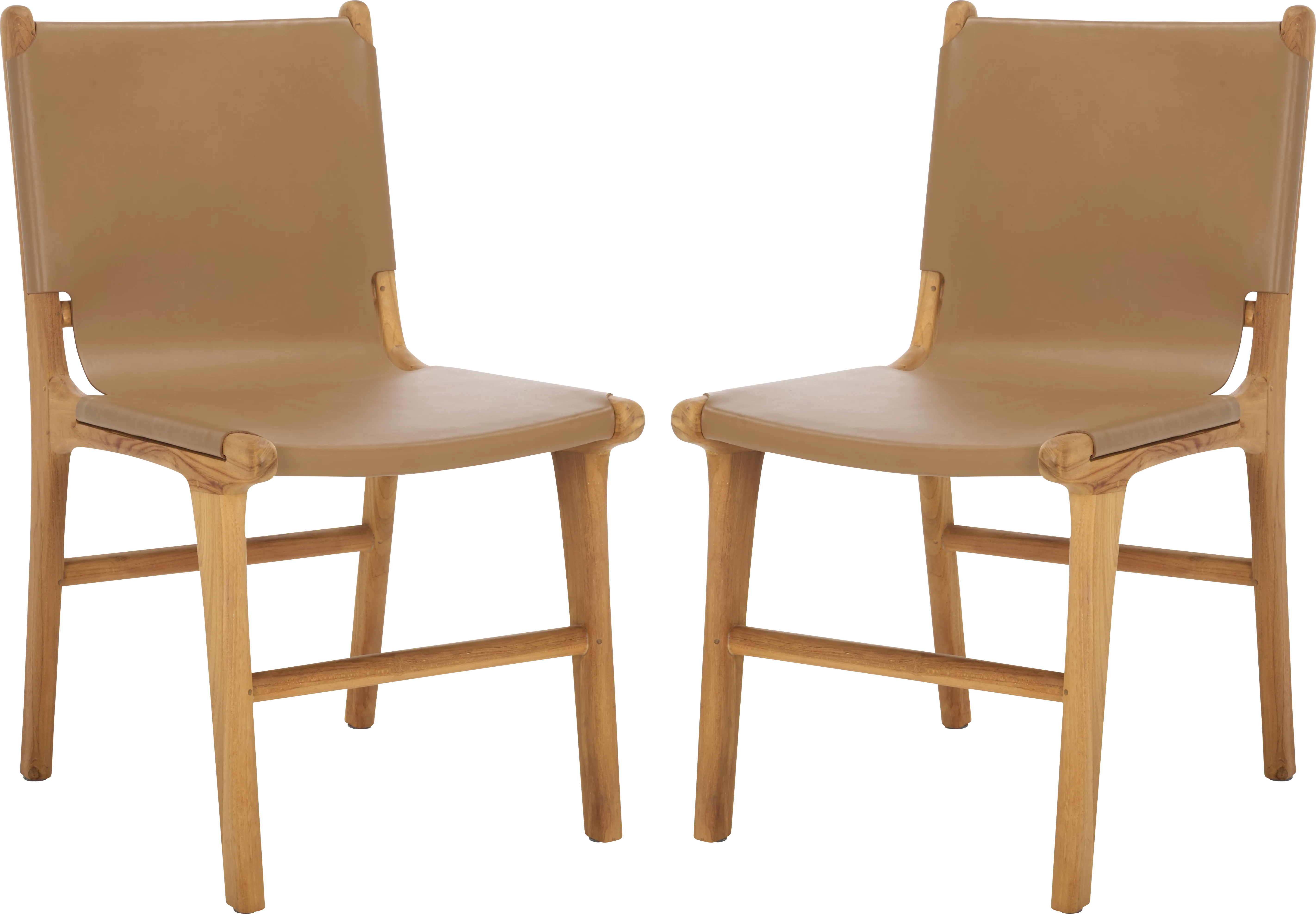 Sunlants Natural Side Chairs, Set of 2 - Thumbnail - Image 1
