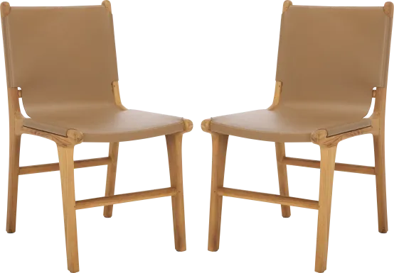 Sunlants Natural Side Chairs, Set of 2