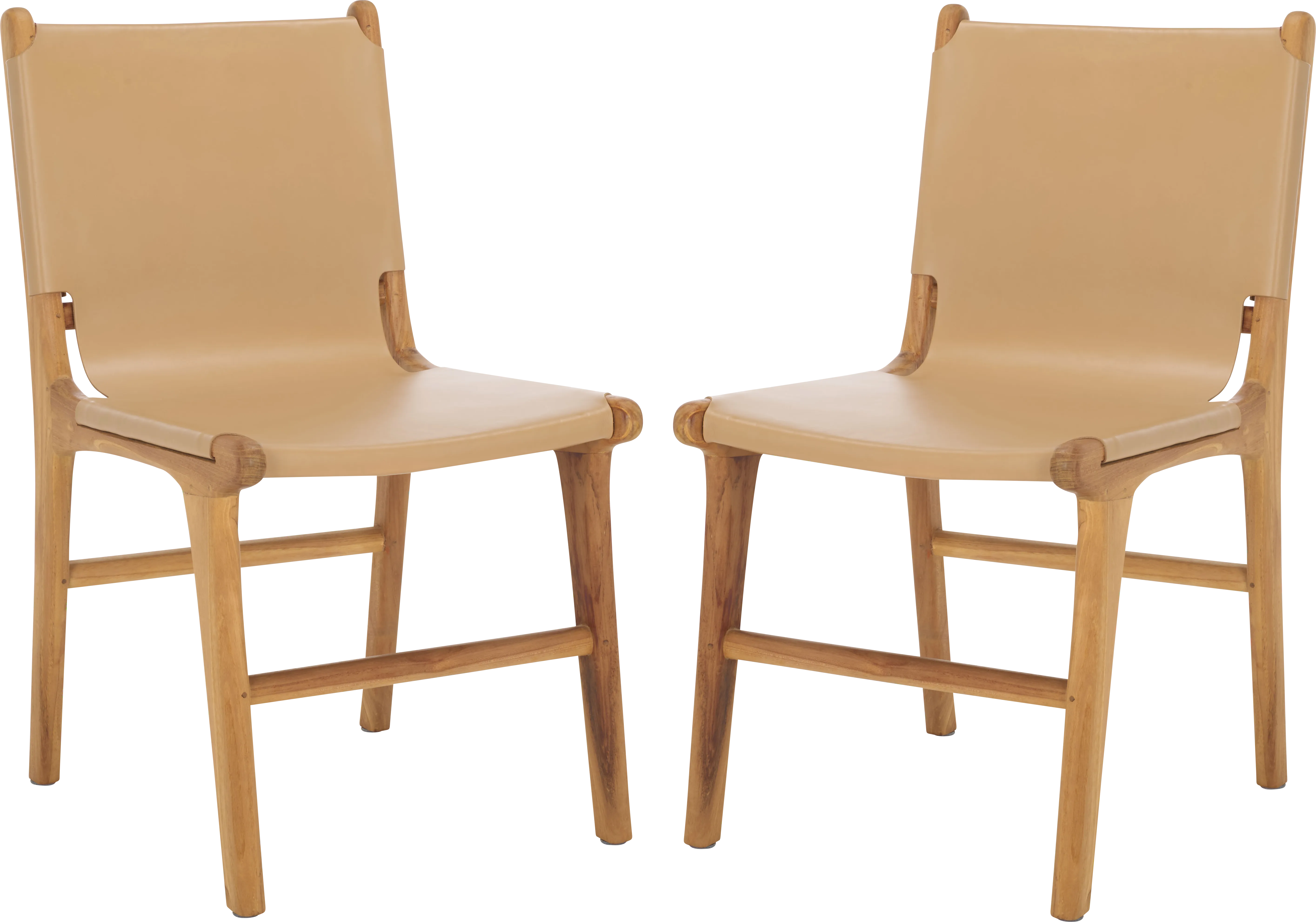 Sunlants Tan Side Chairs, Set of 2 - Thumbnail - Image 1
