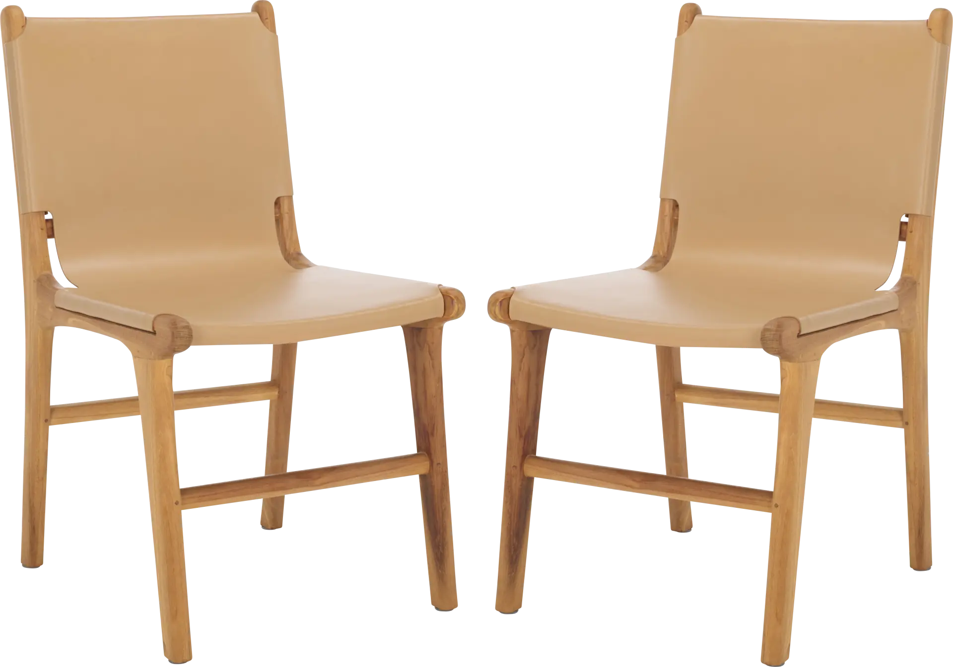 Sunlants Tan Side Chairs, Set of 2