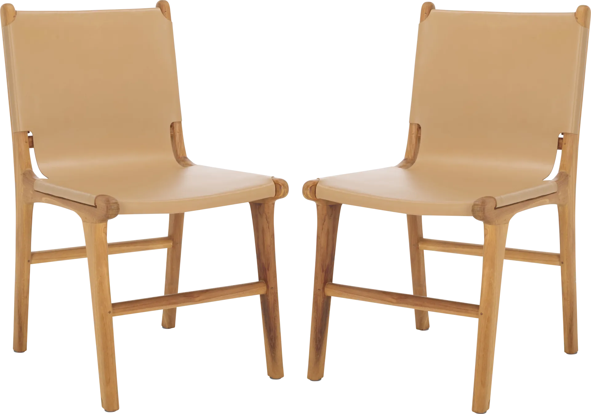 Sunlants Tan Side Chairs, Set of 2 - Image 1