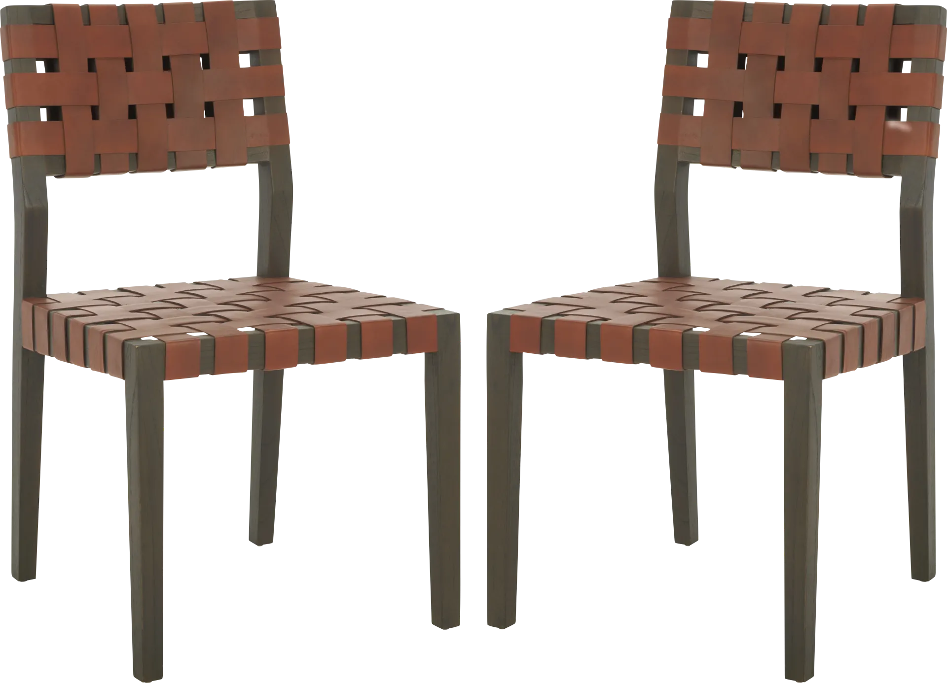 Broader Brown Side Chairs, Set of 2 - Image 1