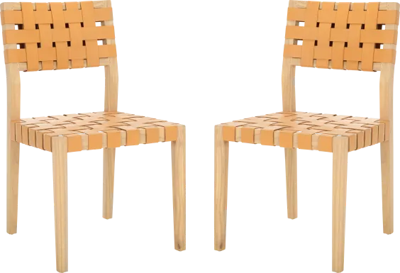 Broader Tan Side Chairs, Set of 2