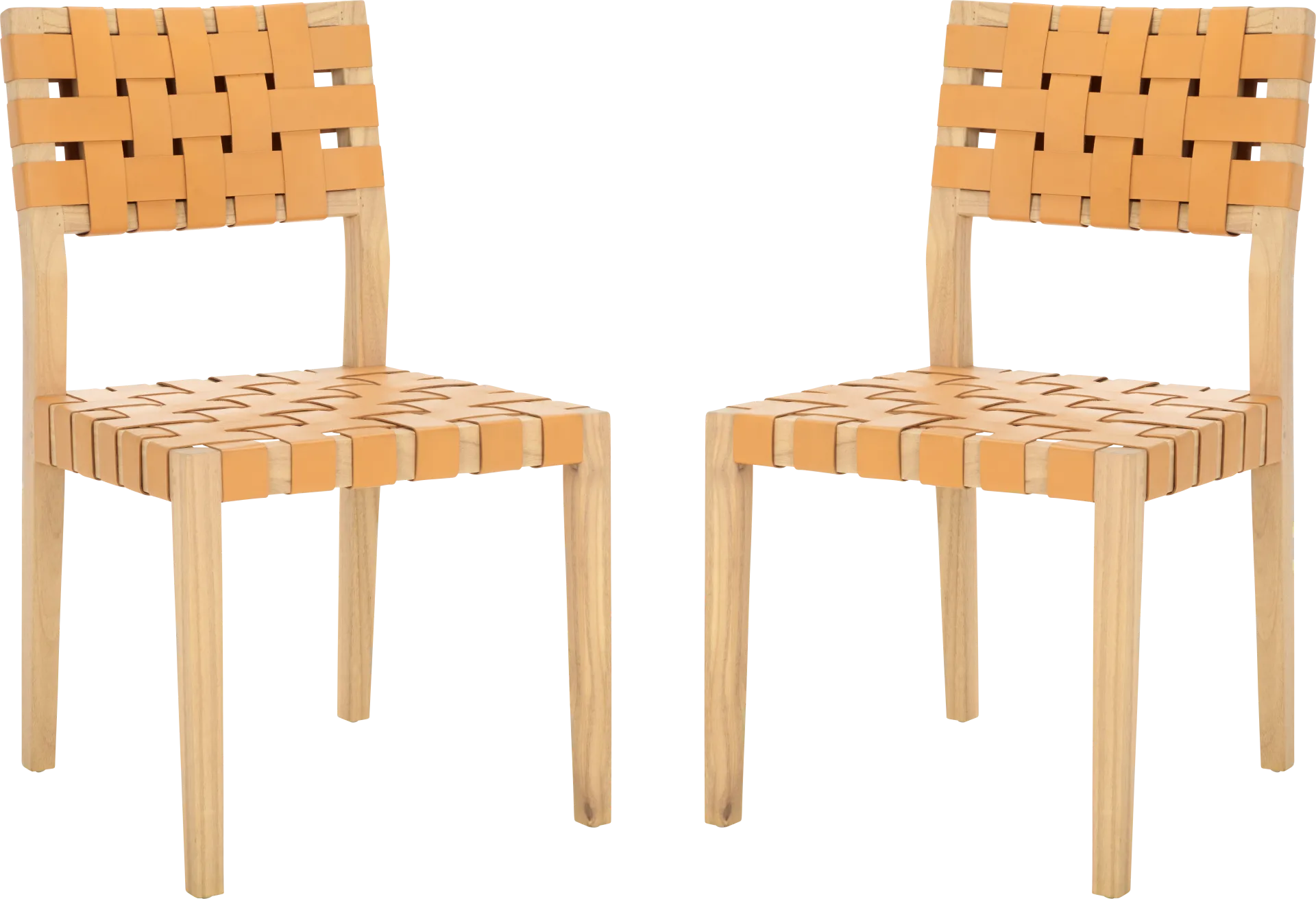 Broader Tan Side Chairs, Set of 2 - Image 1