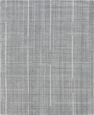 Lattice Mist Denim 7'9 x 9'9 Rug