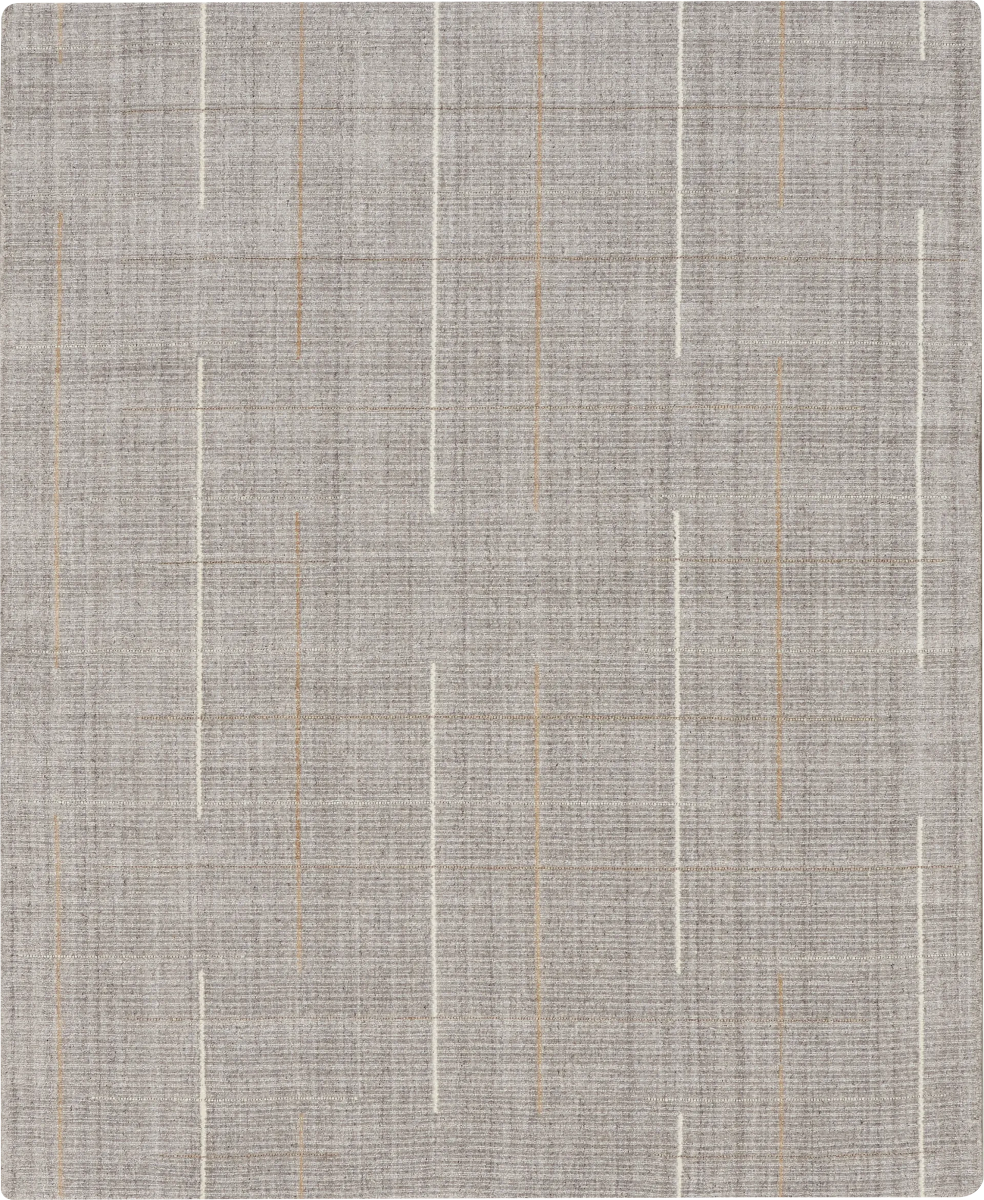 Lattice Mist Gray 7'9 x 9'9 Rug - Image 1