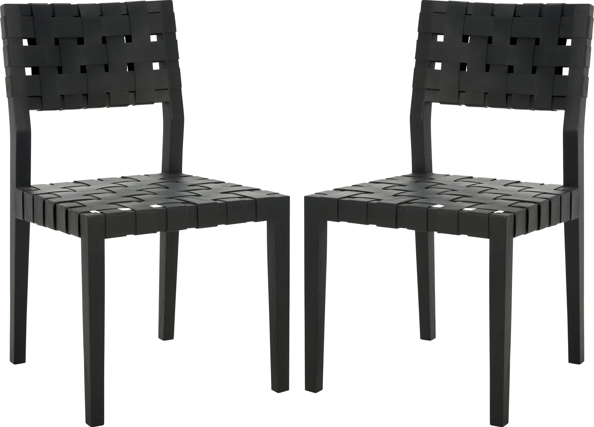 Broader Black Side Chairs, Set of 2