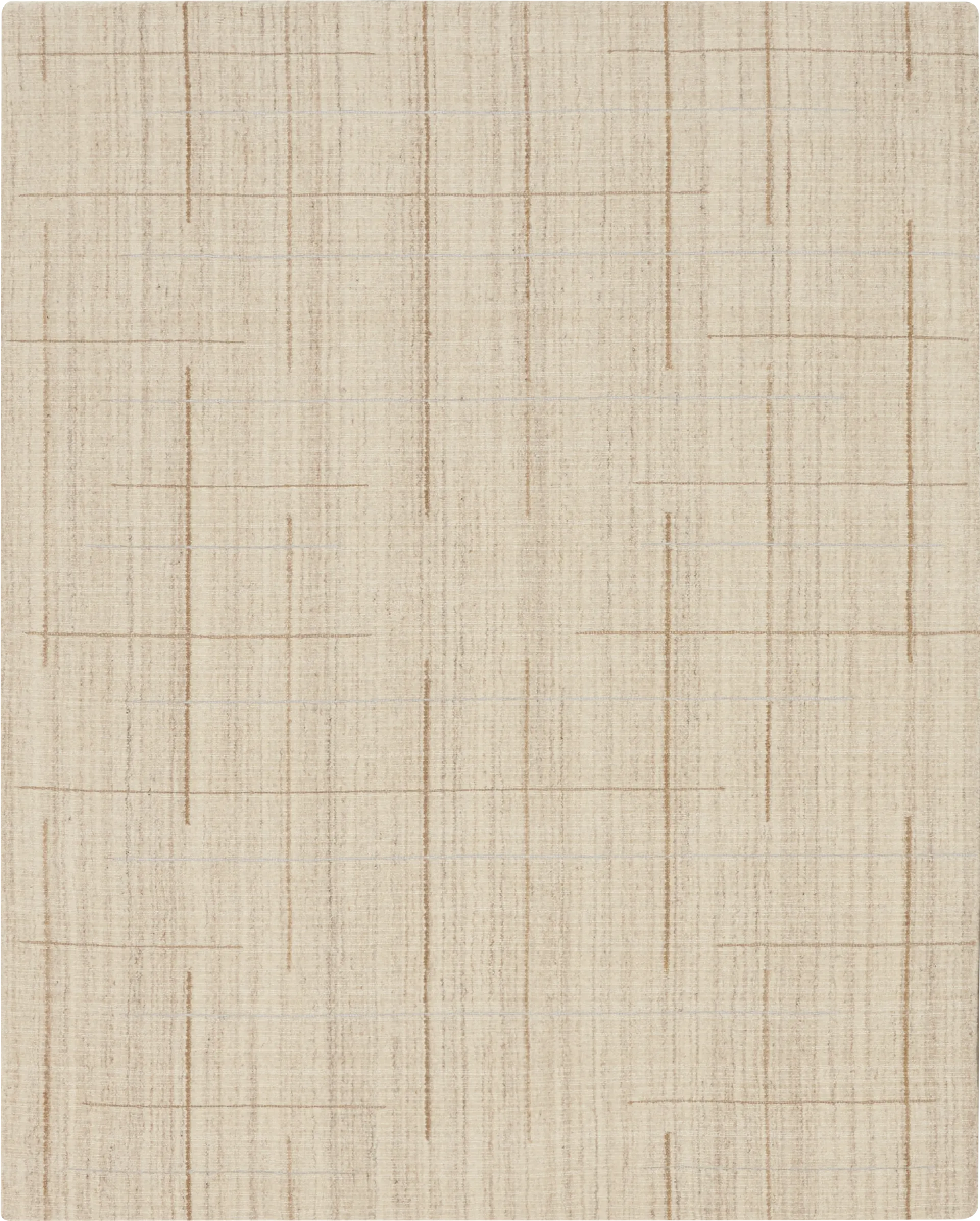 Lattice Mist Natural 9'9 x 13'9 Rug - Image 1
