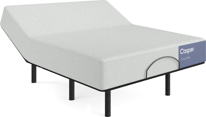 Casper Cloud One Queen Mattress with Head Up Only Base